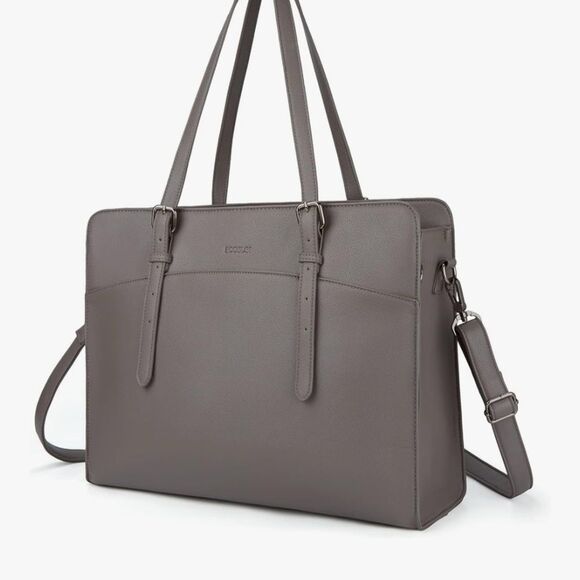 ECOSUSI Laptop Bag for Women 15.6 Inch Work Briefcase Tote Professional with Sho - Picture 1 of 7